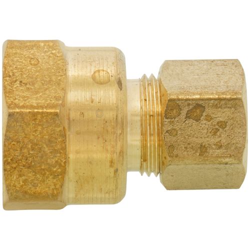 Main product image of (66-68) 3/8" OD x 1/2" FIP Brass Compression Connector (Lead Free)