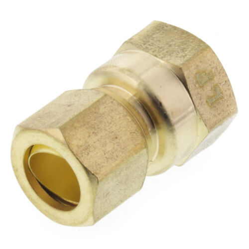 Main product image of (66-88) 1/2" OD x 1/2" FIP Brass Compression Connector, Lead Free