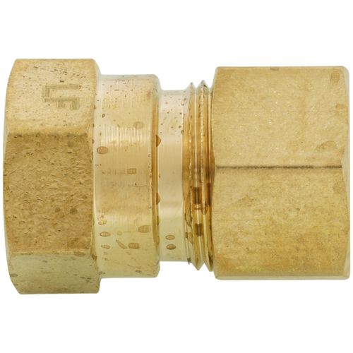 Main product image of (66-108) 5/8" OD x 1/2" FIP Brass Compression Connector, Lead Free