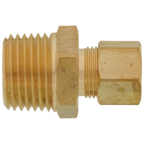Main product image of (68-68) 3/8" OD x 1/2" MIP Brass Compression Connector (Lead Free)