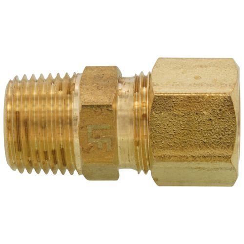 Main product image of (68-86) 1/2" OD x 3/8" MIP Brass Compression Connector, Lead Free