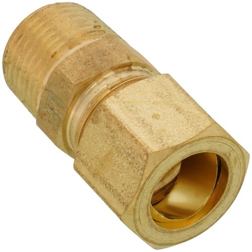 Main product image of (68-86) 1/2" OD x 3/8" MIP Brass Compression Connector, Lead Free