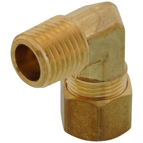 Main product image of (69-64) 3/8" OD x 1/4" MIP Brass Compression Elbow, Lead Free