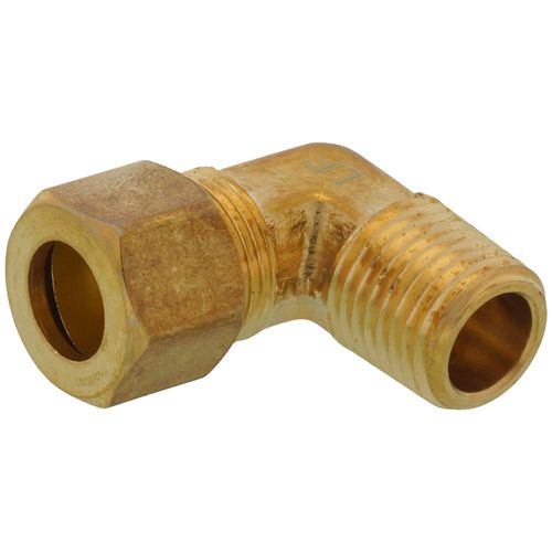 Main product image of (69-64) 3/8" OD x 1/4" MIP Brass Compression Elbow, Lead Free