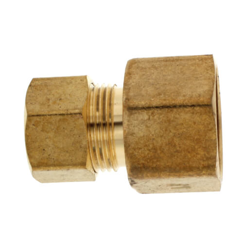 Main product image of (66-1012) 5/8" OD x 3/4" FIP Brass Compression Connector, Lead Free