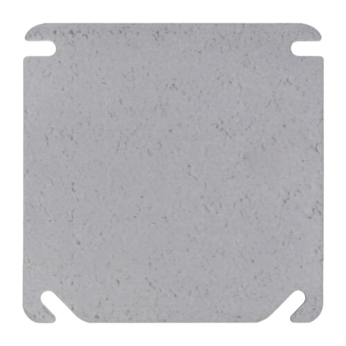 Main product image of 4" Square Flat & Blank Single Gang Cover