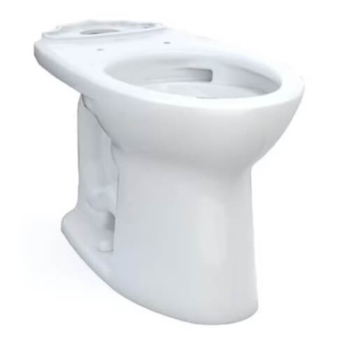 Main product image of Drake 1.28 gpf Elongated Toilet Bowl Only with Cefiontect, Less Seat, Universal Height, 12" Rough-In (Cotton White)
