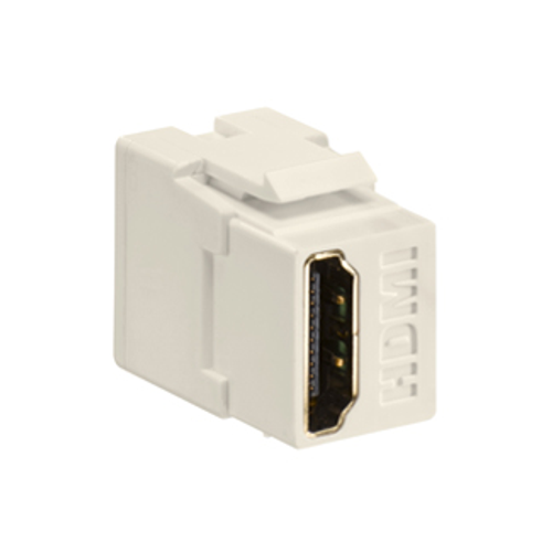 Main product image of HDMI Feedthrough Quickport, Connector (Light Almond) Housing