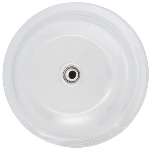 Main product image of 5-1/4" High Impact Plastic Cleanout Cover - Plates Bell Design, Chrome Plated Finish