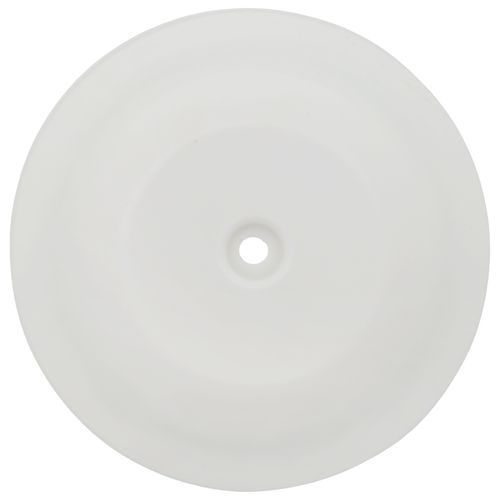 Main product image of 5-1/4" High Impact Plastic Cleanout Cover - Plates Bell Design, White Finish
