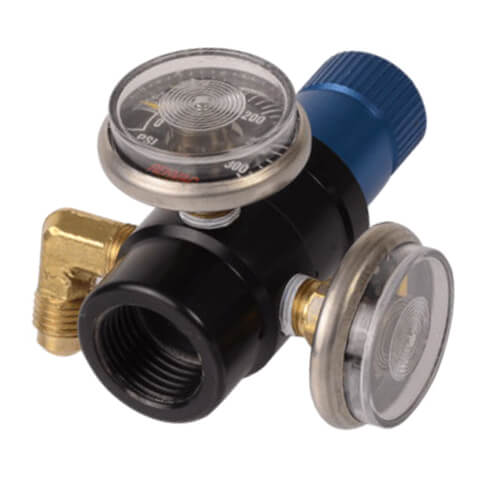 Main product image of Rehvac Adjustable Nitrogen/CO2 Regulator, 0-250 psi