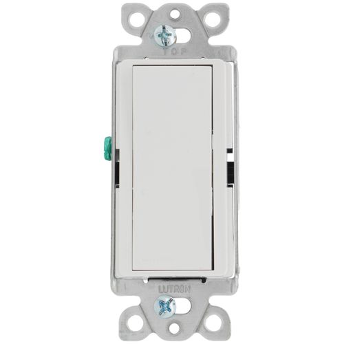 Main product image of Claro On/Off Paddle Switch, With Locator Light, 15A General Purpose, Single-Pole/3-Way, CA-3PSNL-WH, White