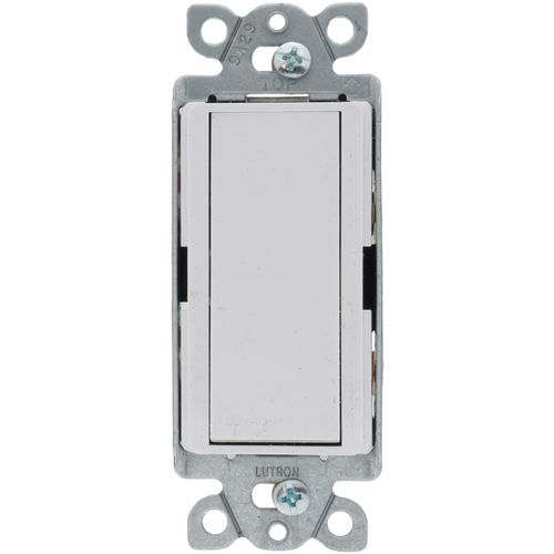 Main product image of Claro On/Off Paddle Switch, With Locator Light, 15A General Purpose, 4-Way, CA-4PSNL-WH, White
