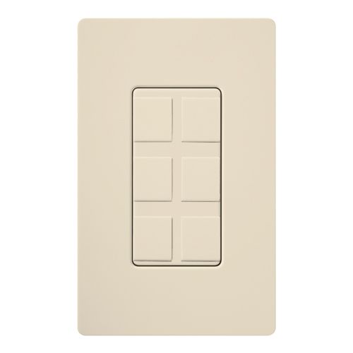 Main product image of Claro 6 Port Frame (Light Almond)