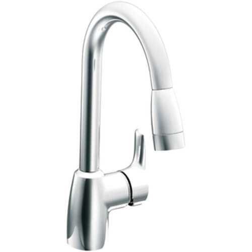 Main product image of Baystone Single Handle Kitchen Faucet w/ Pullout Spray (Chrome), CA42519