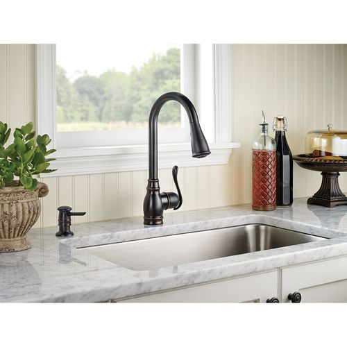 Main product image of Anabelle 1 Handle High Arc Pulldown Kitchen Faucet, CA87003BRB (Mediterranean Bronze)