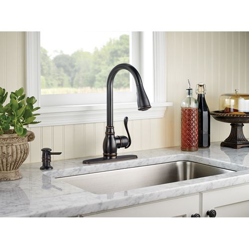 Main product image of Anabelle 1 Handle High Arc Pulldown Kitchen Faucet, CA87003BRB (Mediterranean Bronze)