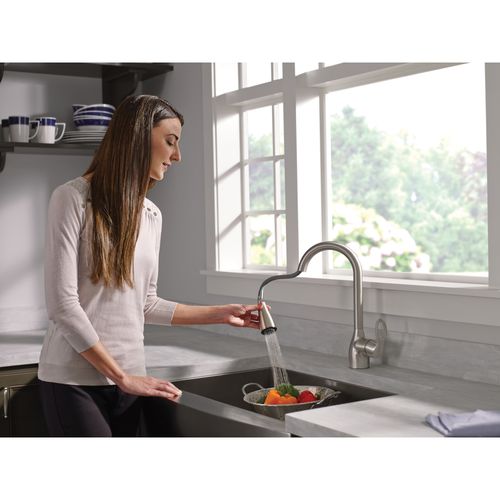 Main product image of Kleo One-Handle High Arc Pulldown Kitchen Faucet, CA87011SRS (Spot Resist Stainless)