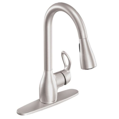 Main product image of Kleo One-Handle High Arc Pulldown Kitchen Faucet, CA87011SRS (Spot Resist Stainless)