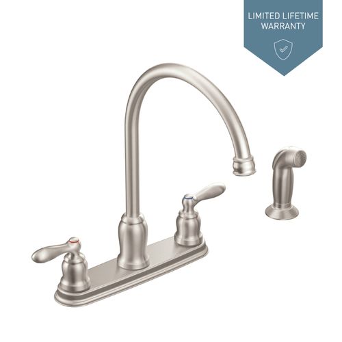 Main product image of Caldwell 2 Handle High Arc Kitchen Faucet, CA87060SRS (Spot Resist Stainless)