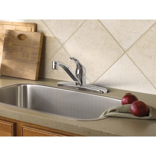 Main product image of Adler Chrome 1 Handle Low Arc Kitchen Faucet, CA87526 (Chrome)