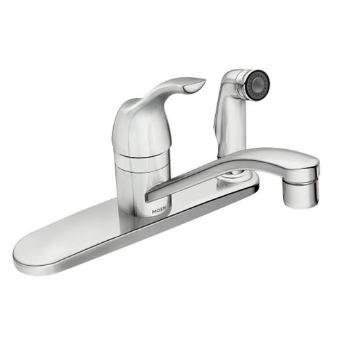 Main product image of Adler 1 Handle Low Arc Kitchen Faucet, CA87554C (Chrome)