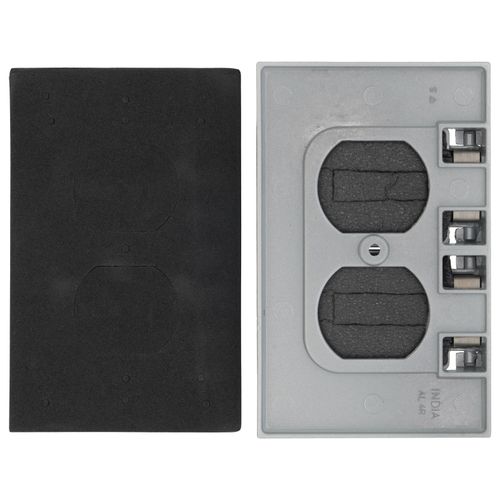 Main product image of 1-Gang Horizontal Weatherproof Cover (Gray)