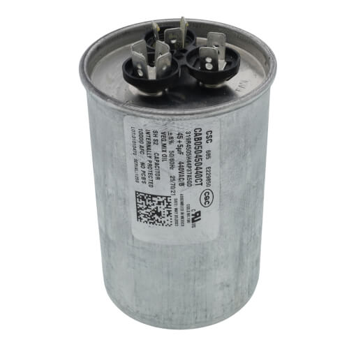 Main product image of 45/5MFD 440V Dual Run Capacitor, CAB050450440CT