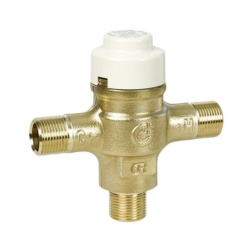 Main product image of 3/8" Compression SinkMixer Scald Protection 3-Way Thermostatic Mixing Valve, 0.52 CV (Lead Free)