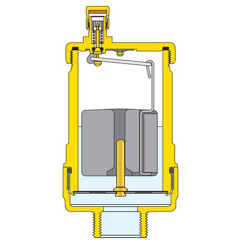 Main product image of 1/2" NPT Female DISCALAIR High Performance Automatic Air Vent