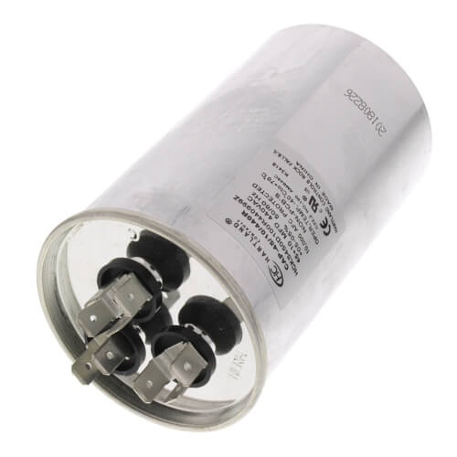 Main product image of 45/10 MFD Round Dual Motor Run Capacitor (370/440V)