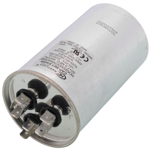 Main product image of 50/7.5 MFD Round Dual Motor Run Capacitor (370/440V)
