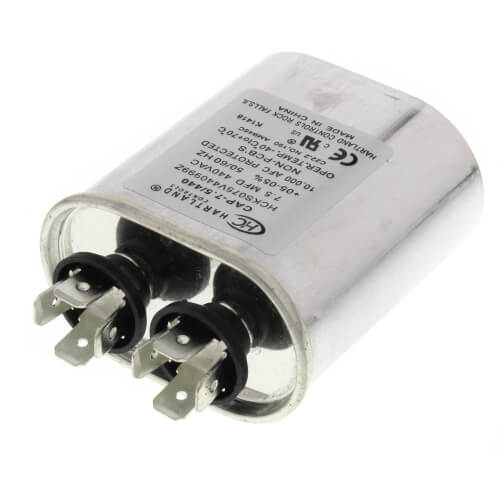 Main product image of 7.5 MFD Oval Run Capacitor (370/440V)