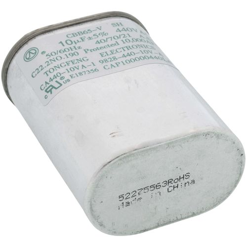 10 MFD 440V Oval Capacitor, CAP100000440LAS