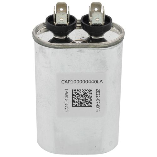 10 MFD 440V Oval Capacitor, CAP100000440LAS