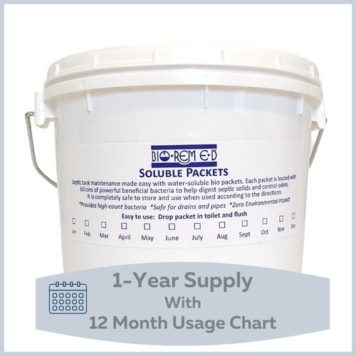 Main product image of BIO-REM-E-D Industrial Strength Septic Tank Treatment 2 oz. Packet (Case of 30)