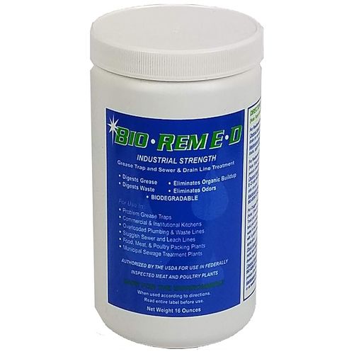 Main product image of BIO-REM-E-D Grease Trap, Sewer Treatment and Drain Line Treatment Case Pack (12 x 1 lb.)