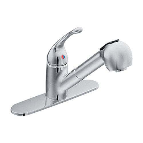 Main product image of Capstone Stainless 1 Handle Pullout Kitchen Faucet, CA40519