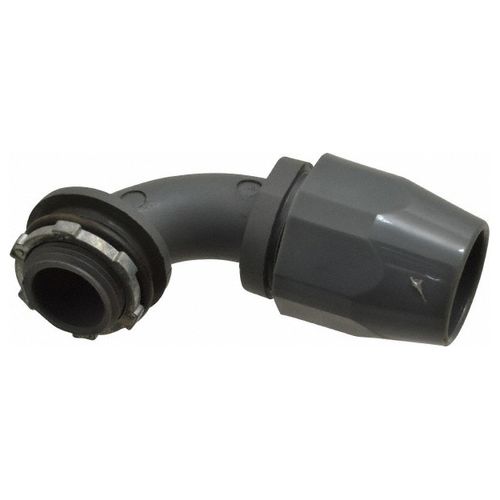 Main product image of 3/4" 90-Degree PVC, 2-Piece Liquid Tight Non-Metallic Elbow Connector (Grey), LT20E