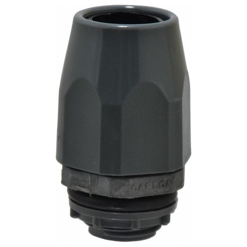 Main product image of 3/8" Straight 2-Piece Liquid Tight Non-Metallic Connector (Grey), LT43C