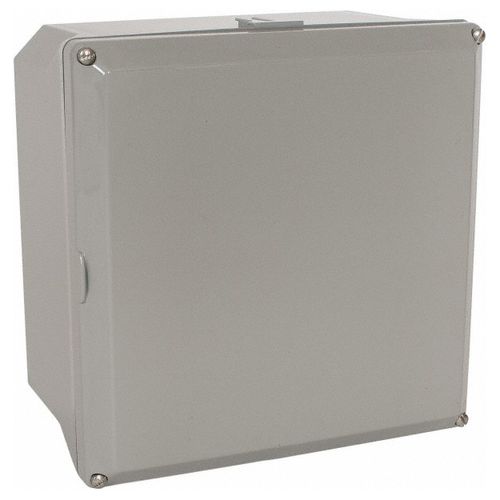 Main product image of 8" x 8" x 4" Circuit Safe Polycarbonate NEMA Enclosure Assembly w/ Screw-on Clear Cover, NS884
