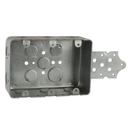 Main product image of 5-13/16" Galvanized Steel 3-Gang Box