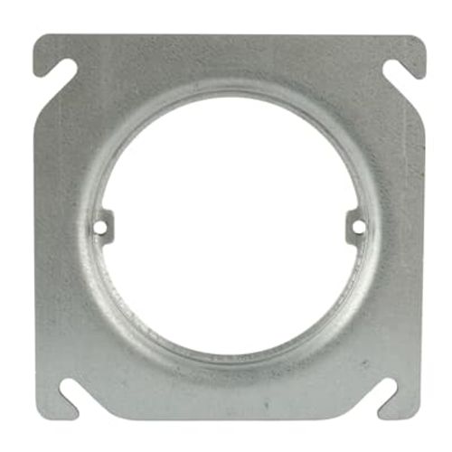 Main product image of 4" Square Steel Mud Ring, 1/4" Raised, 3-1/2" Fixture Opening