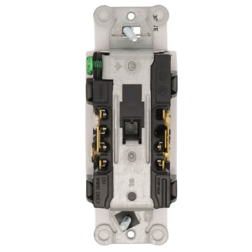 Main product image of Claro 15A Tamper Resistant Duplex Receptacle, Designer Style Outlet, CARS-15-TR-WH, White