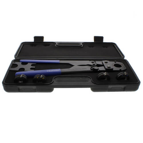 Main product image of 15" Quick-Change Multi-Jaw (3/8"-1") Pex Crimp-All Tool Kit w/ Plastic Case