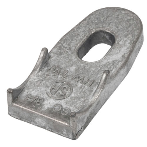 Main product image of 3/4" One-Hole Zinc Rigid/IMC Pipe Spacer