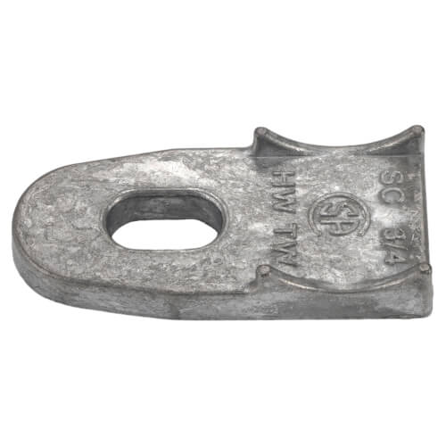 Main product image of 3/4" One-Hole Zinc Rigid/IMC Pipe Spacer