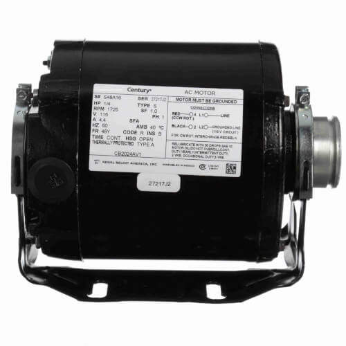 Main product image of 5-5/8" Split Phase Resilient Base Sleeve Bearing Motor w/ Open Drip Proof (115V, 1725 RPM, 1/4 HP)