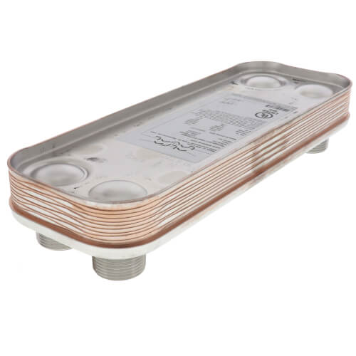 Main product image of 200,000 BTU/Hr (Radiant Heat) CB30 Brazed Plate Heat Exchanger (10 Plates)