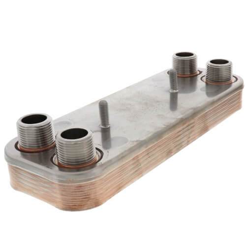 Main product image of 200,000 BTU/Hr (Radiant Heat) CB30 Brazed Plate Heat Exchanger (10 Plates)
